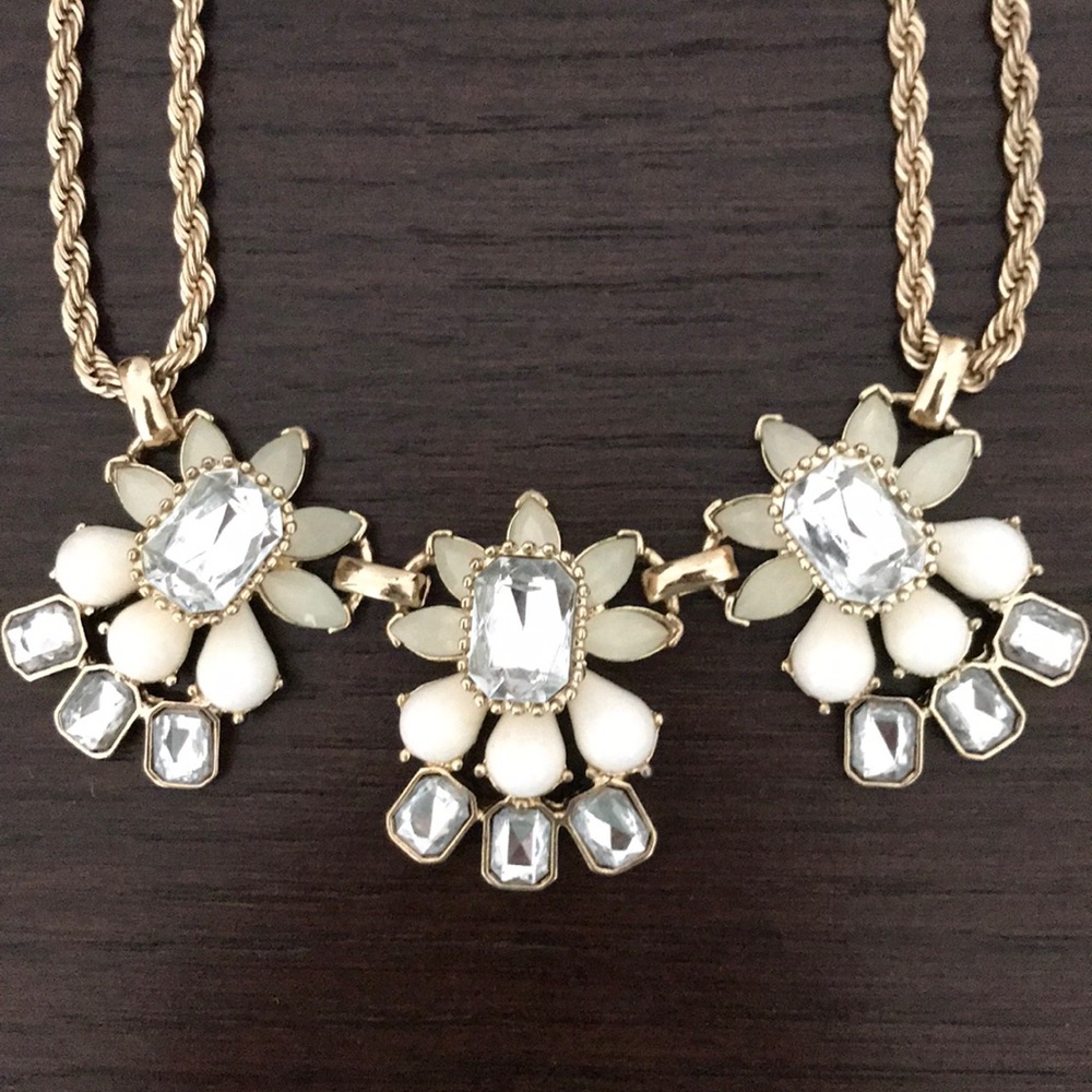 Banana republic bib necklace